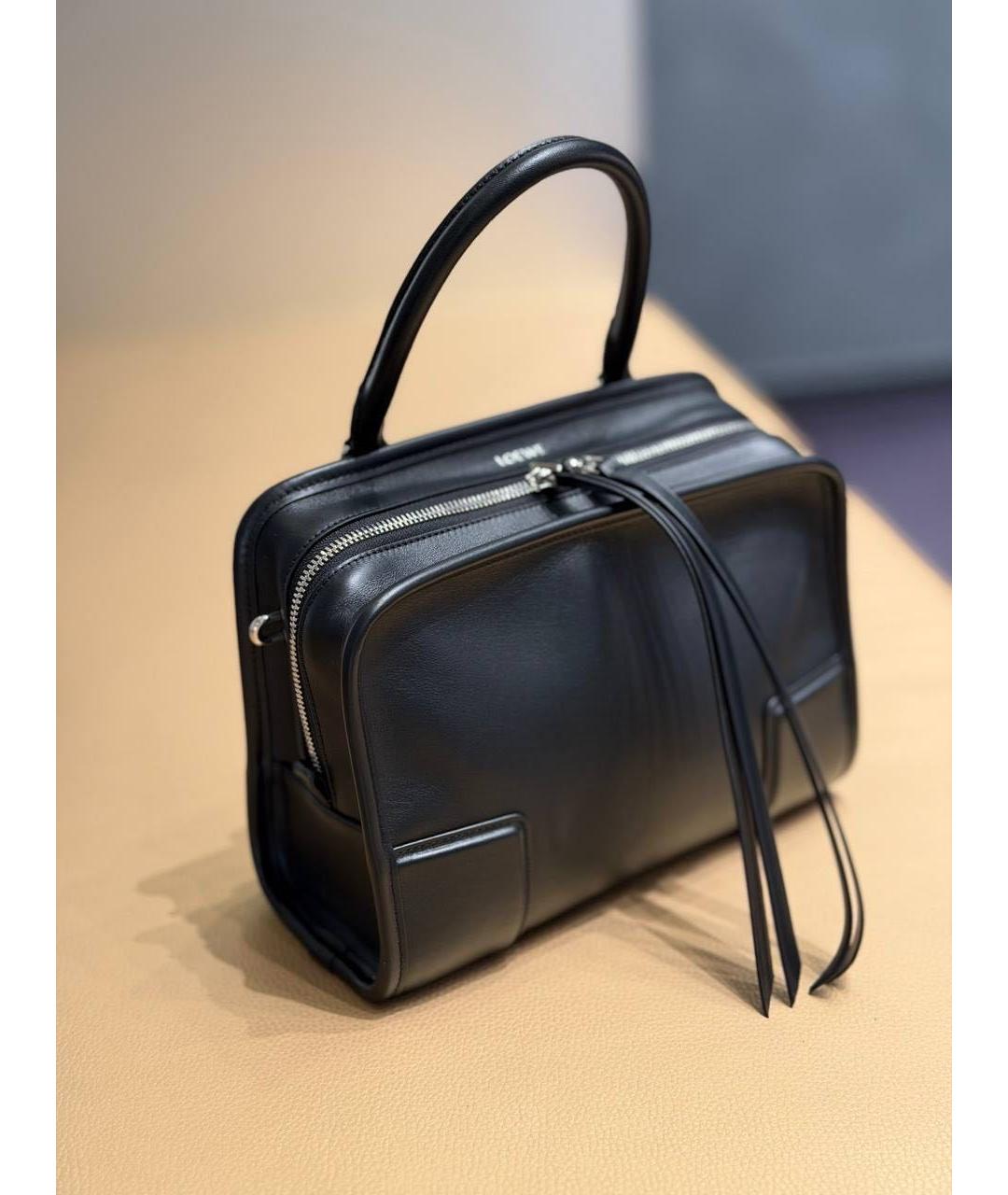 LOEWE Черная кожаная сумка через плечо, фото 2