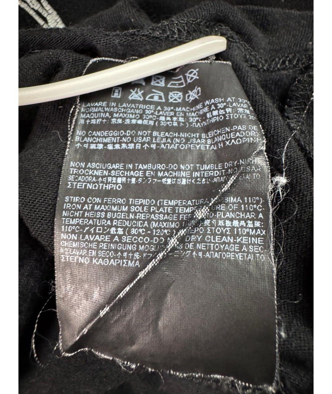 SAINT LAURENT Черная хлопковая футболка, фото 5