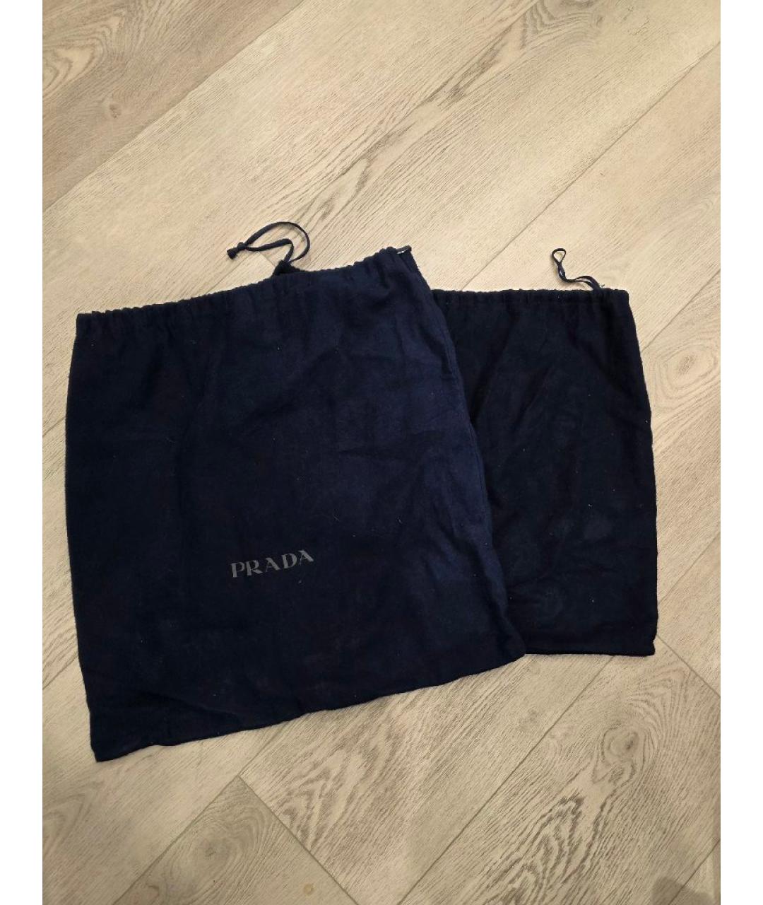 PRADA Черные кожаные высокие ботинки, фото 9