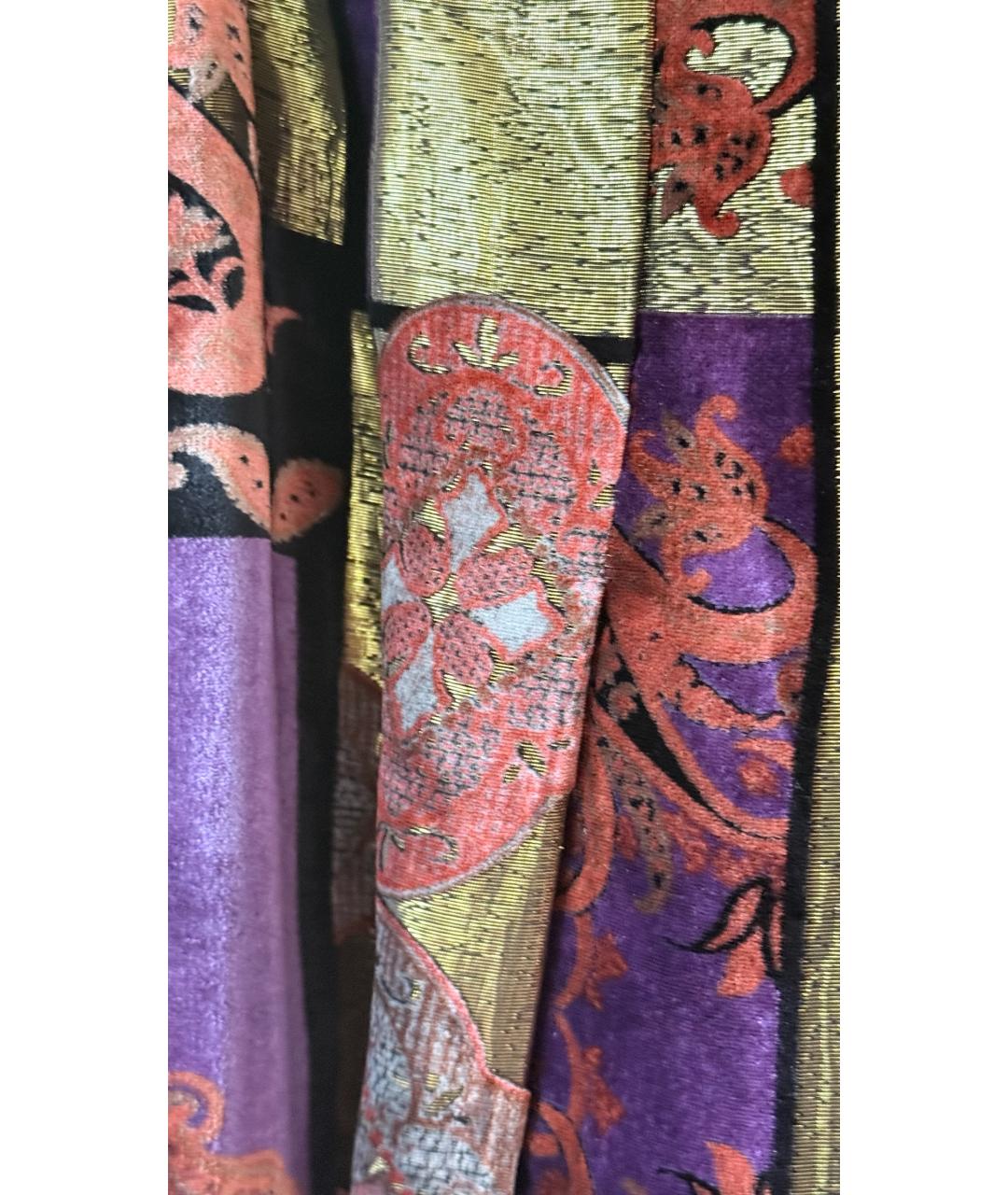 ETRO Мульти бархатная юбка миди, фото 5
