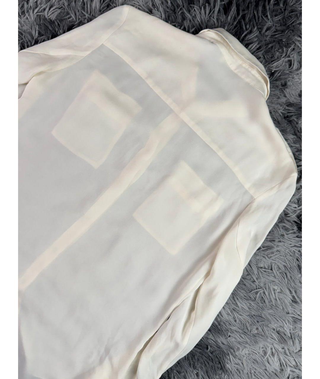 PIERRE BALMAIN Белая шелковая рубашка, фото 3