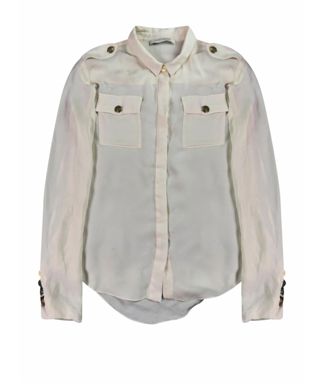 PIERRE BALMAIN Белая шелковая рубашка, фото 1