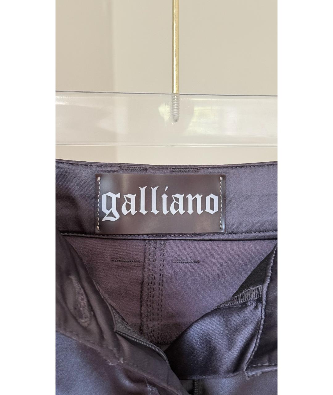 JOHN GALLIANO Черная юбка миди, фото 6