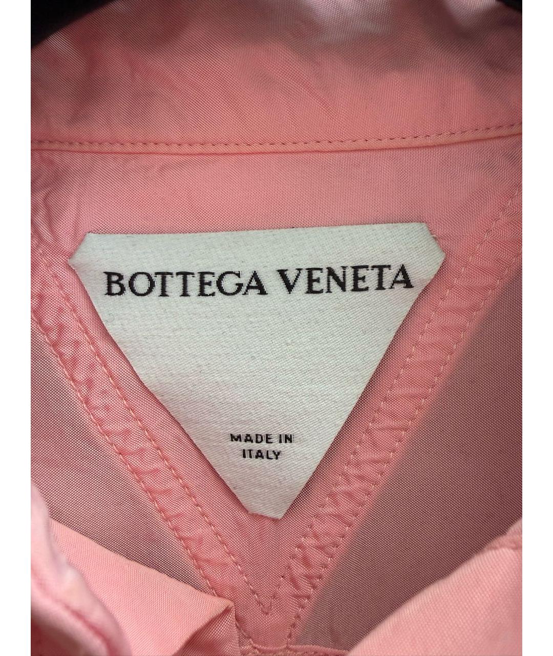 BOTTEGA VENETA Розовая вискозная рубашка, фото 3