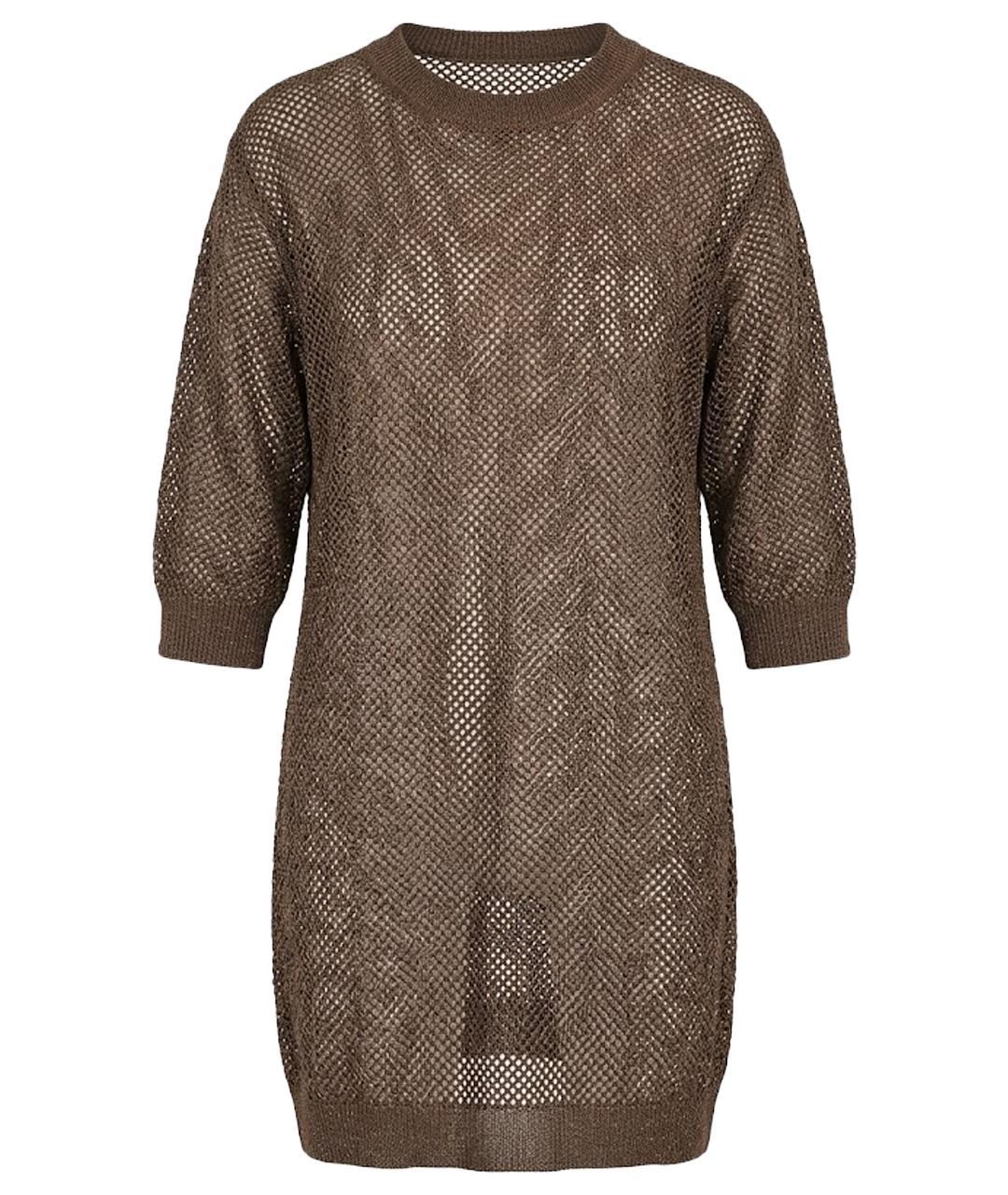 DRIES VAN NOTEN Коричневая футболка, фото 1
