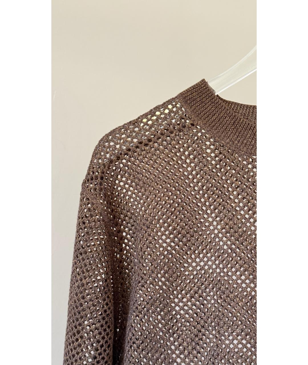 DRIES VAN NOTEN Коричневая футболка, фото 5