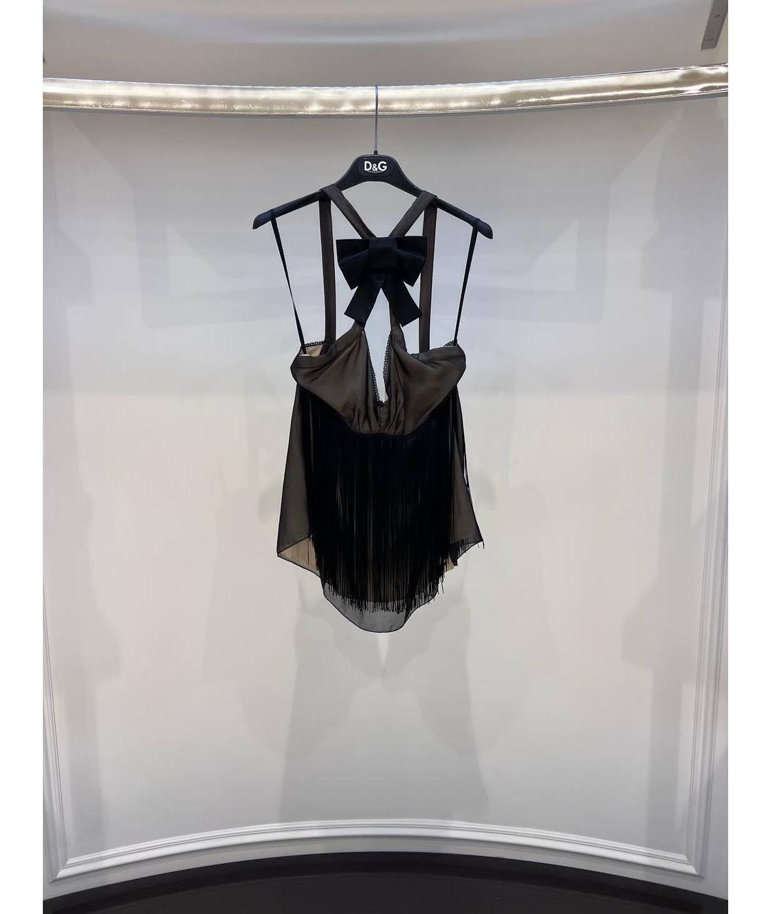 DOLCE&GABBANA Черная майка, фото 3