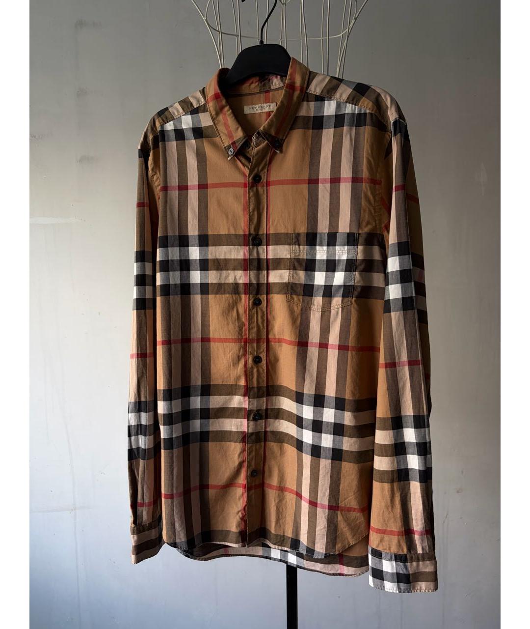 BURBERRY Хлопковая классическая рубашка, фото 9