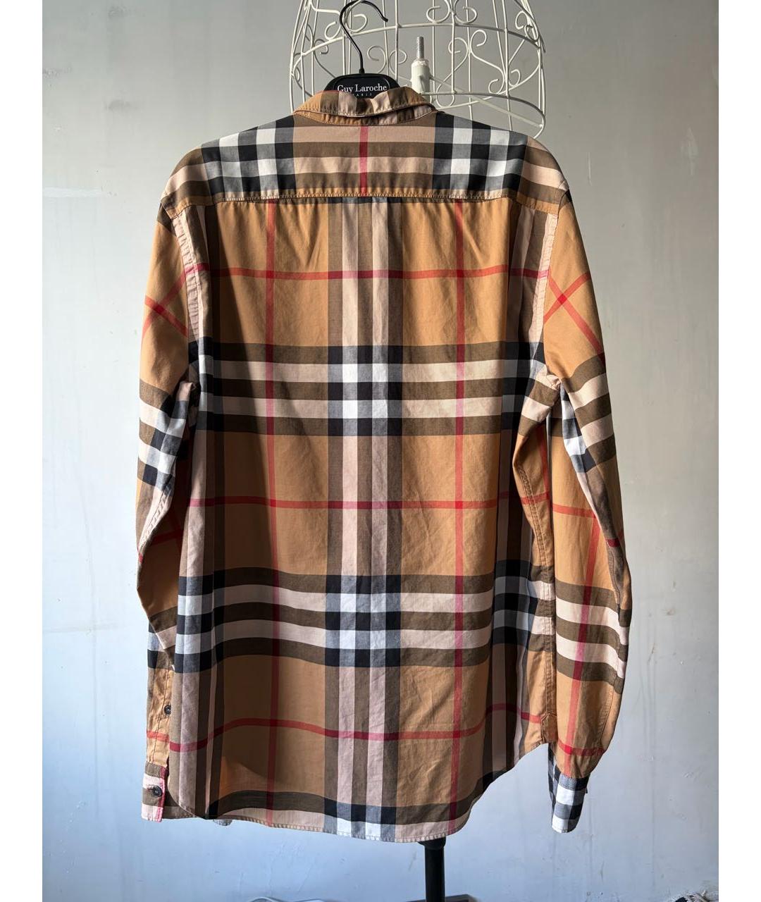 BURBERRY Хлопковая классическая рубашка, фото 2