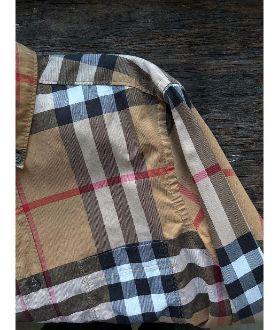 BURBERRY Хлопковая классическая рубашка, фото 4