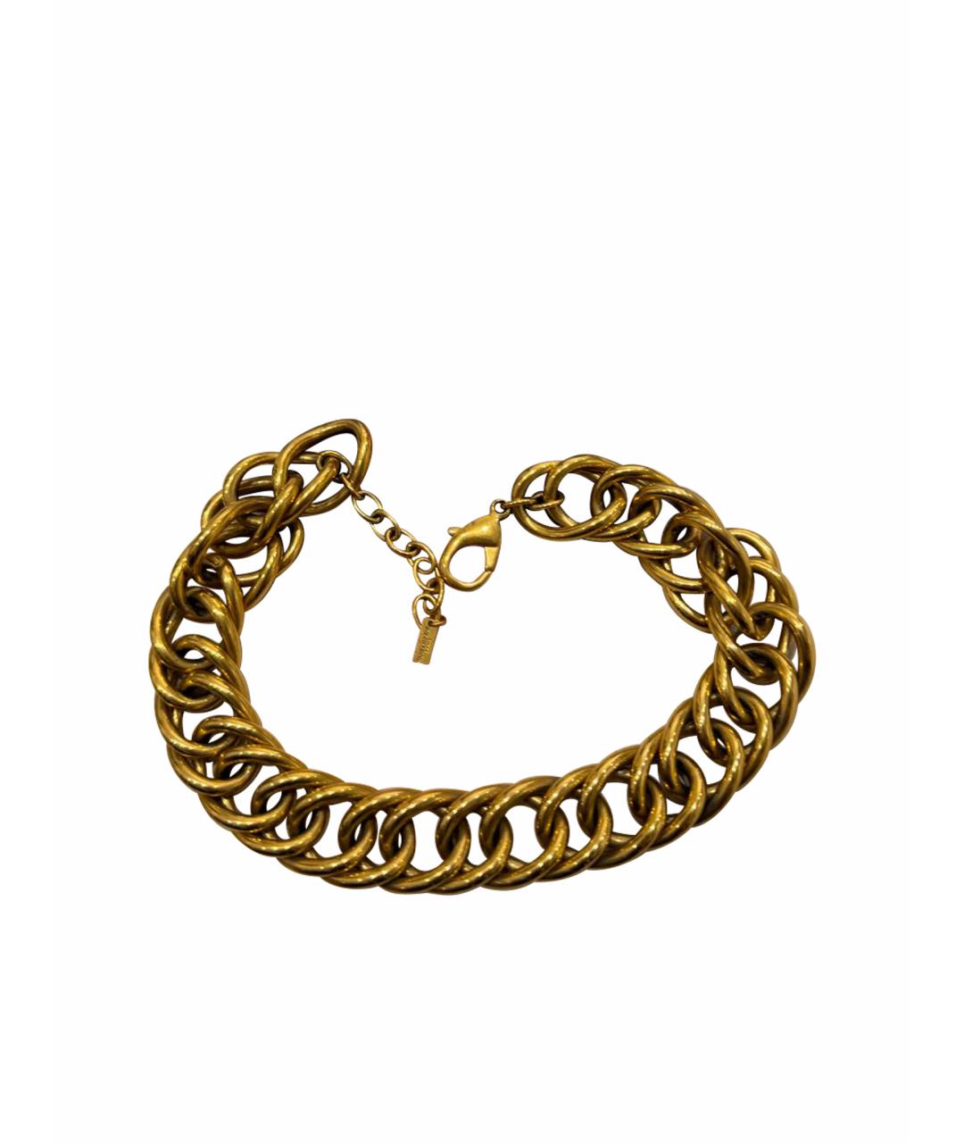 SAINT LAURENT Золотое колье, фото 1