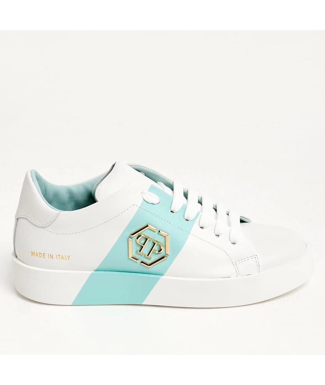PHILIPP PLEIN Кожаные кеды, фото 3