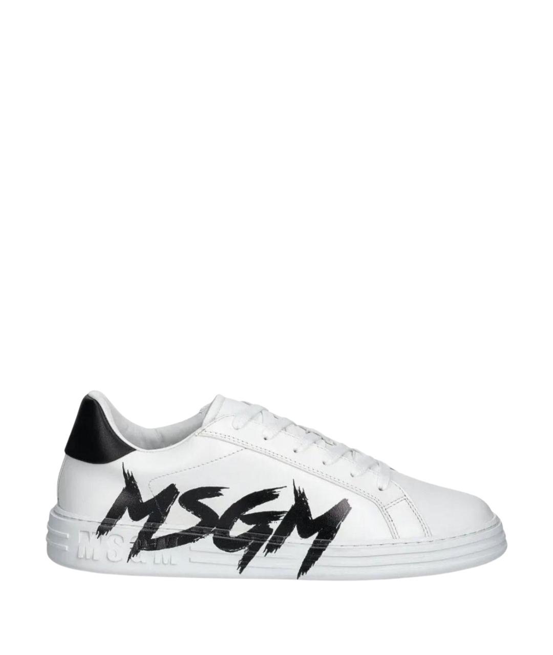 MSGM Кожаные кеды, фото 1