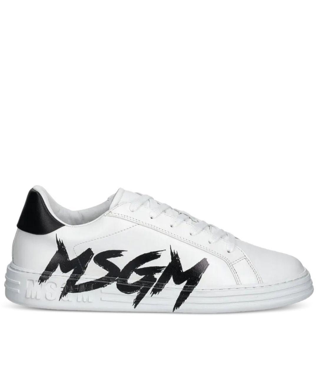 MSGM Кожаные кеды, фото 4