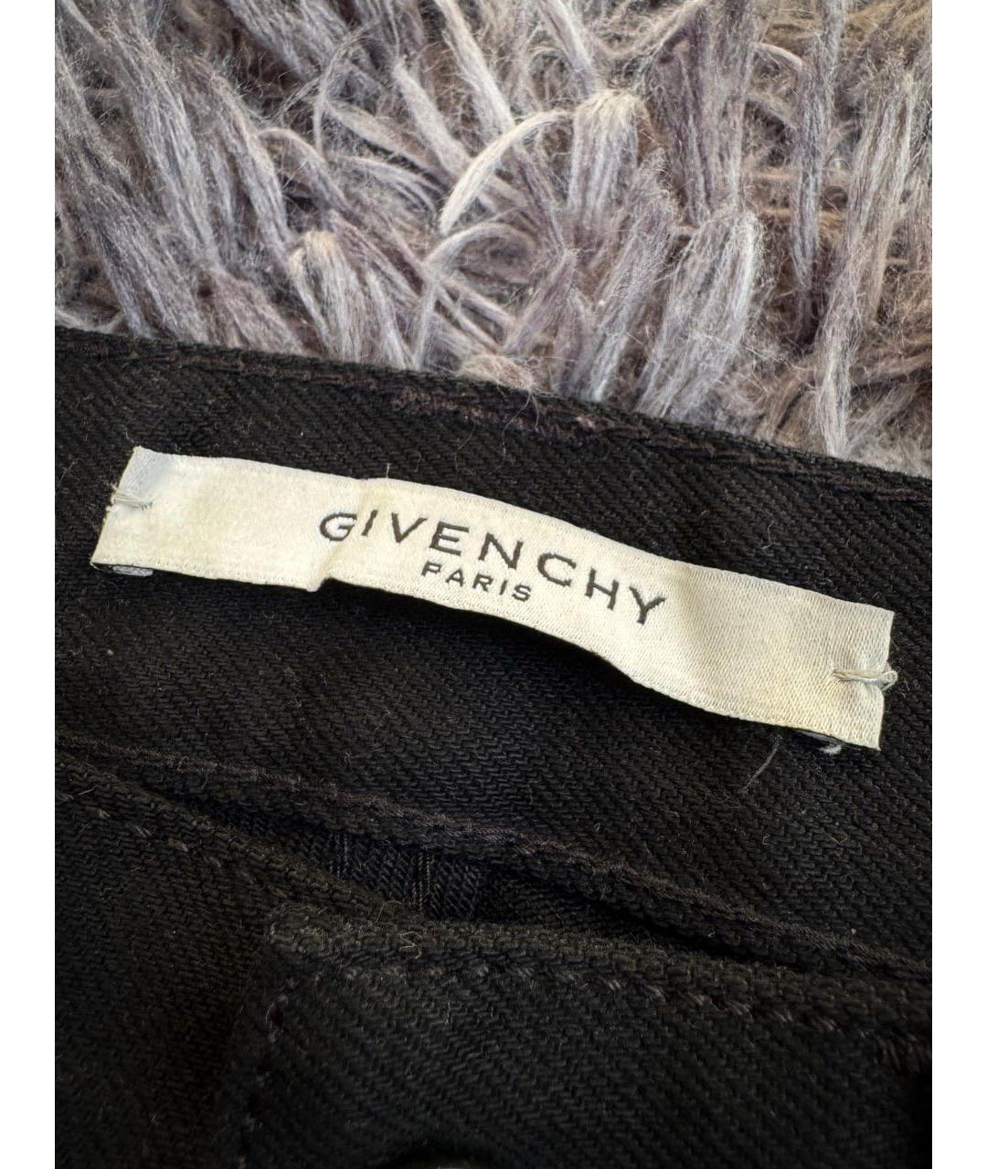 GIVENCHY Черные хлопковые джинсы скинни, фото 5