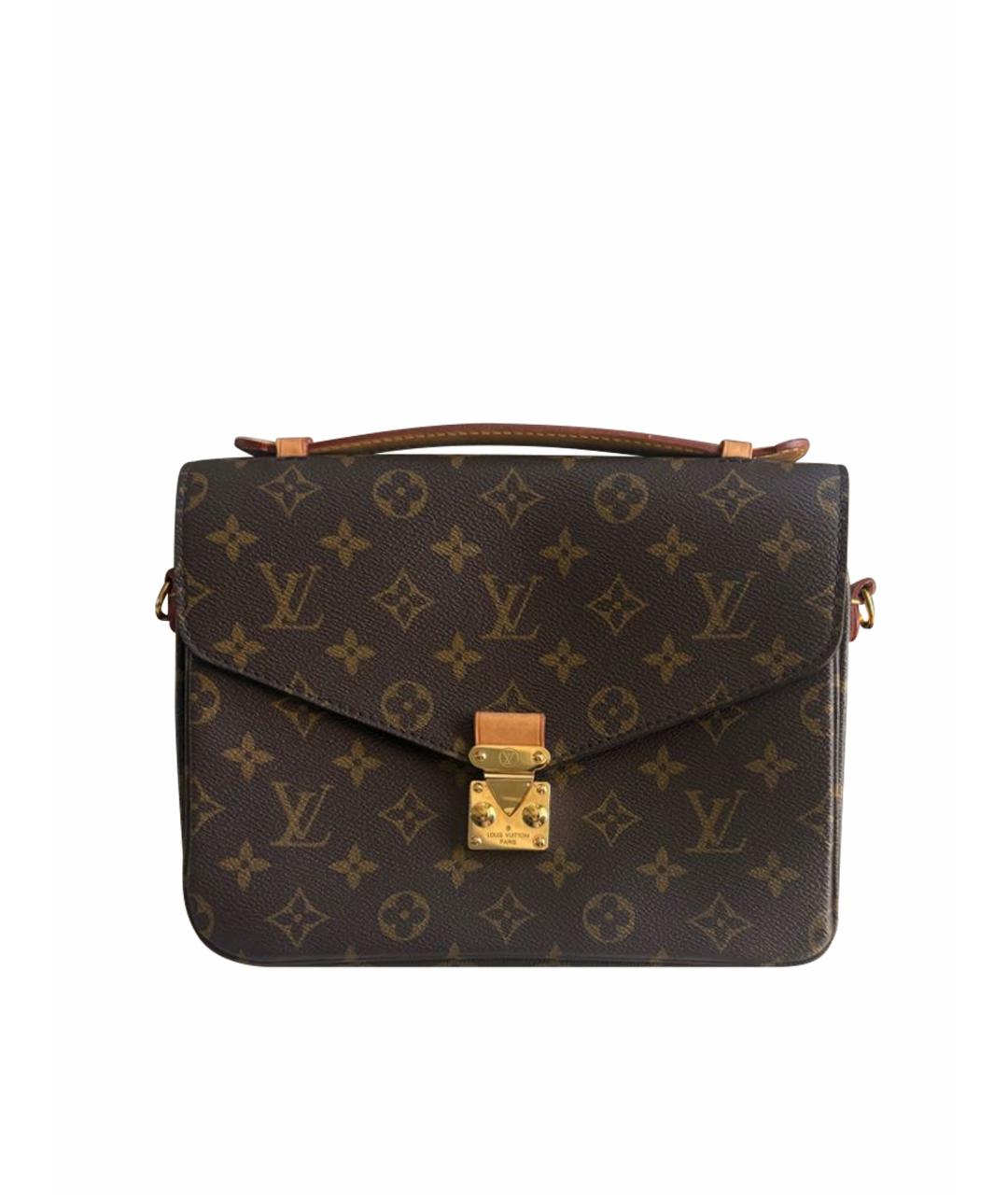 LOUIS VUITTON Коричневая сумка через плечо из канвы, фото 1