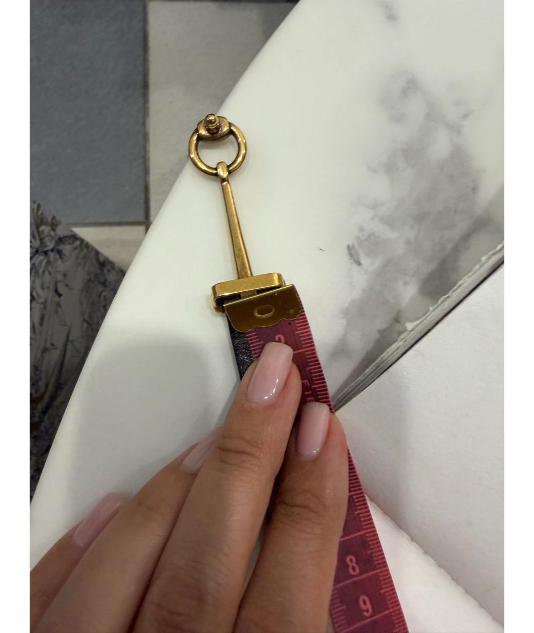 GUCCI Черный кожаный ремень, фото 2