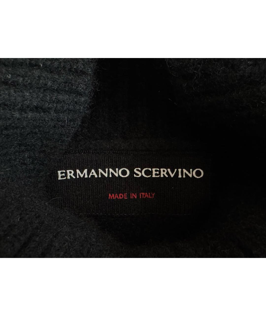 ERMANNO SCERVINO Черный кашемировый джемпер / свитер, фото 3