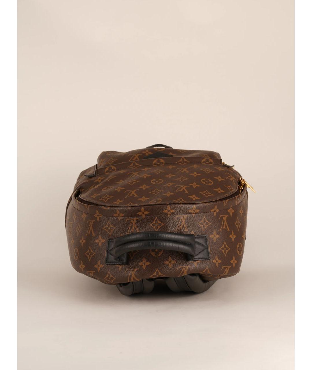 LOUIS VUITTON Коричневый рюкзак из канвы, фото 6