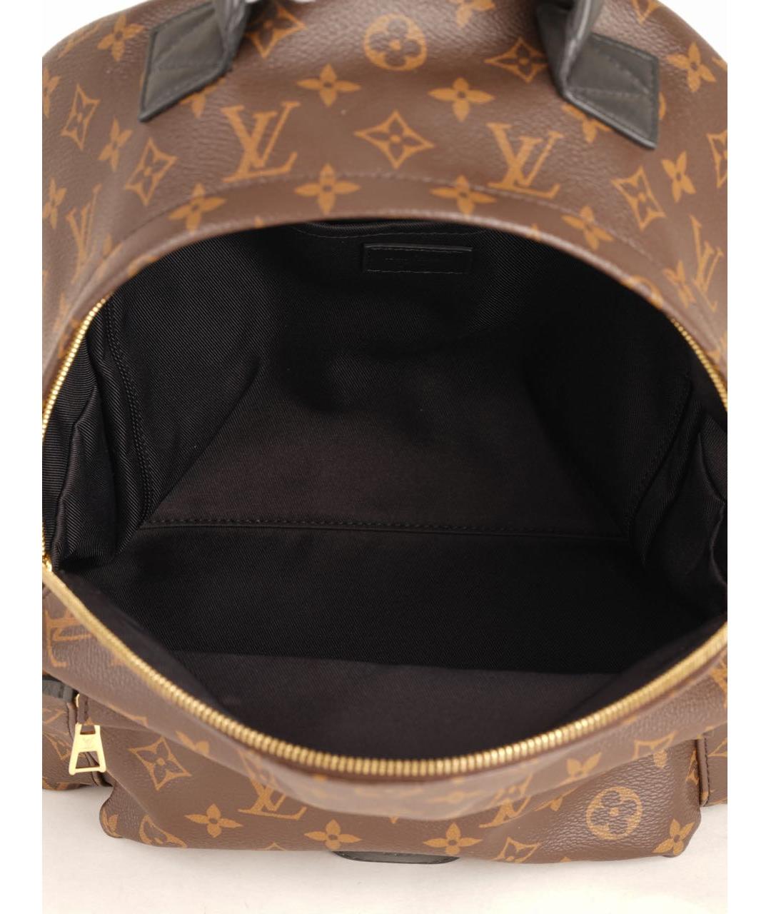 LOUIS VUITTON Коричневый рюкзак из канвы, фото 7