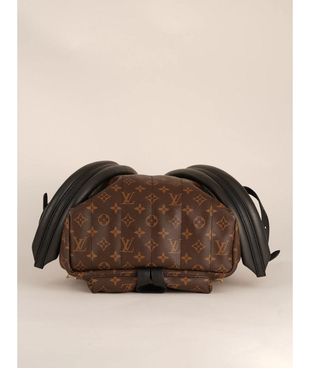LOUIS VUITTON Коричневый рюкзак из канвы, фото 5