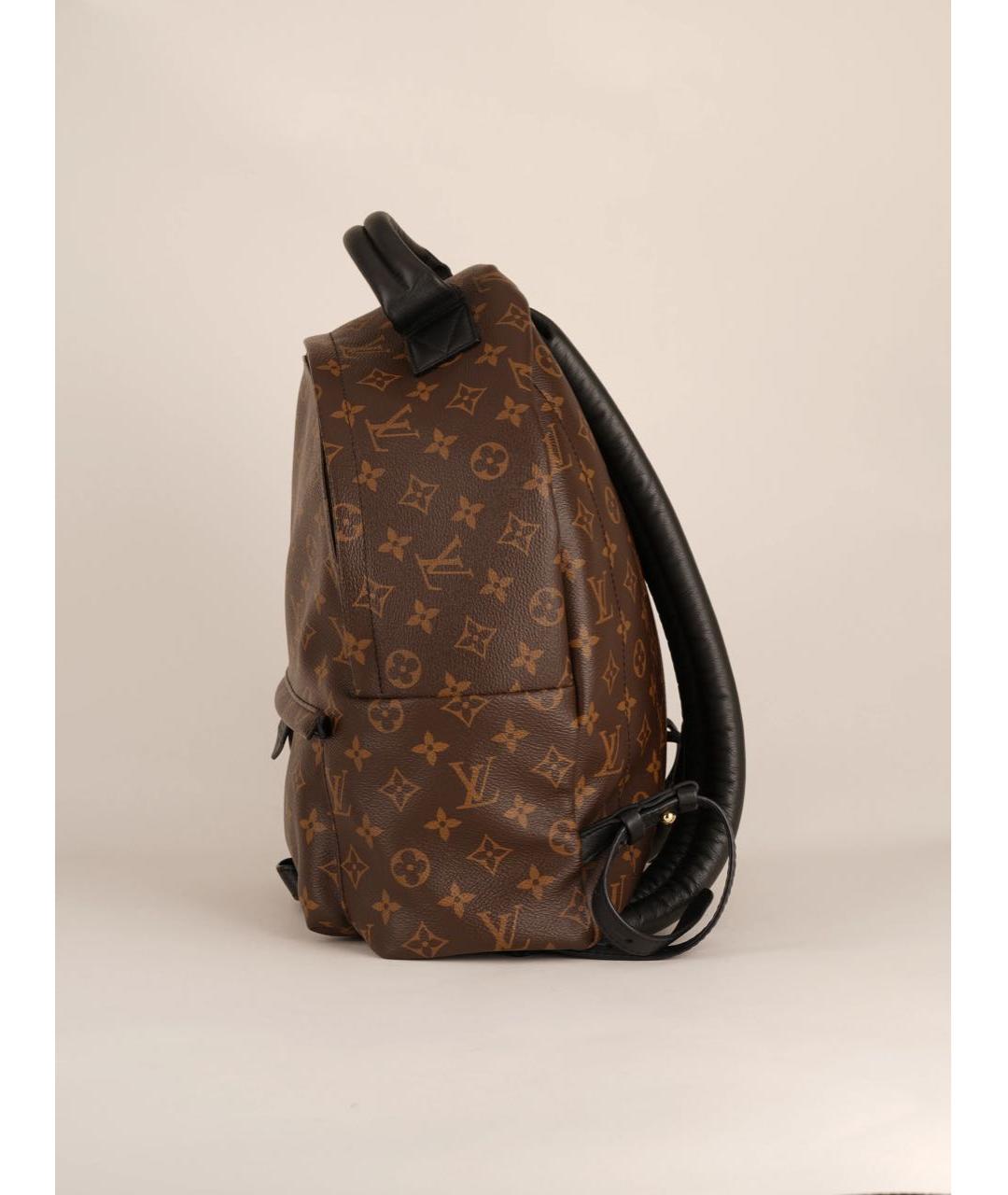 LOUIS VUITTON Коричневый рюкзак из канвы, фото 4