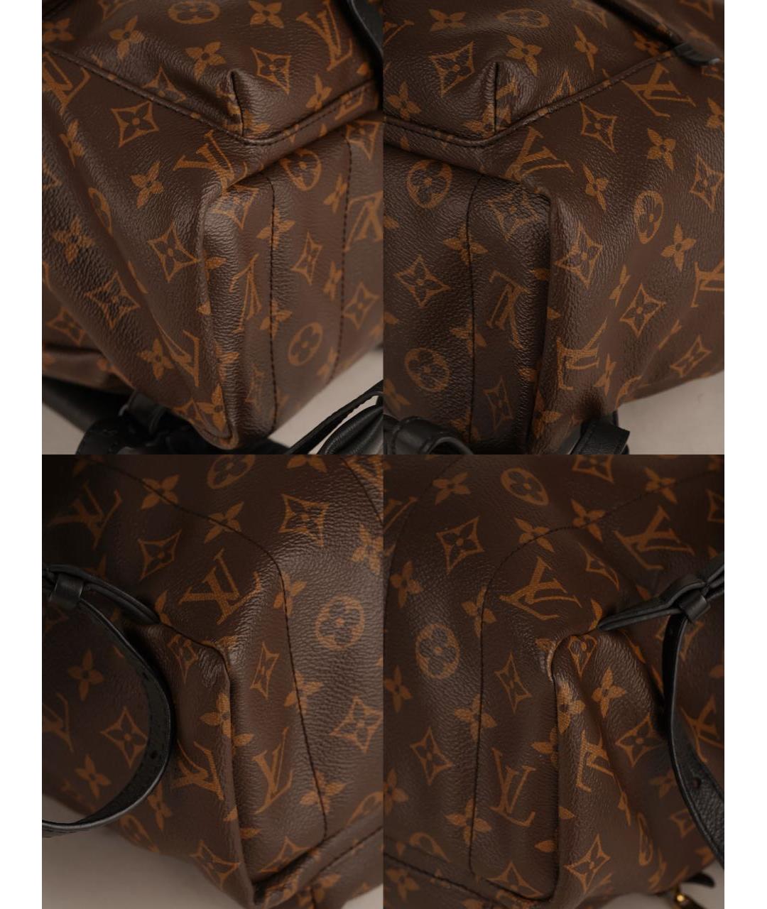 LOUIS VUITTON Коричневый рюкзак из канвы, фото 8