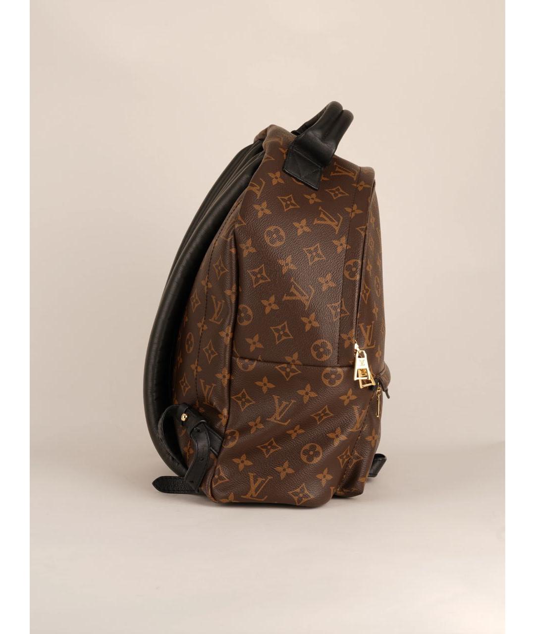 LOUIS VUITTON Коричневый рюкзак из канвы, фото 3