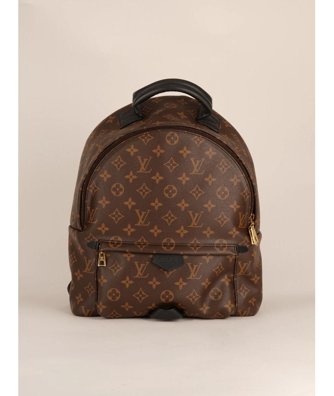 LOUIS VUITTON Коричневый рюкзак из канвы, фото 9