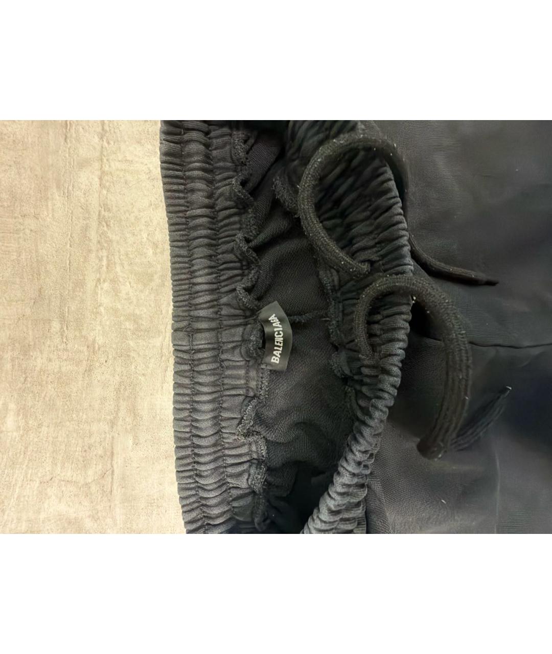 BALENCIAGA Черные хлопковые шорты, фото 3