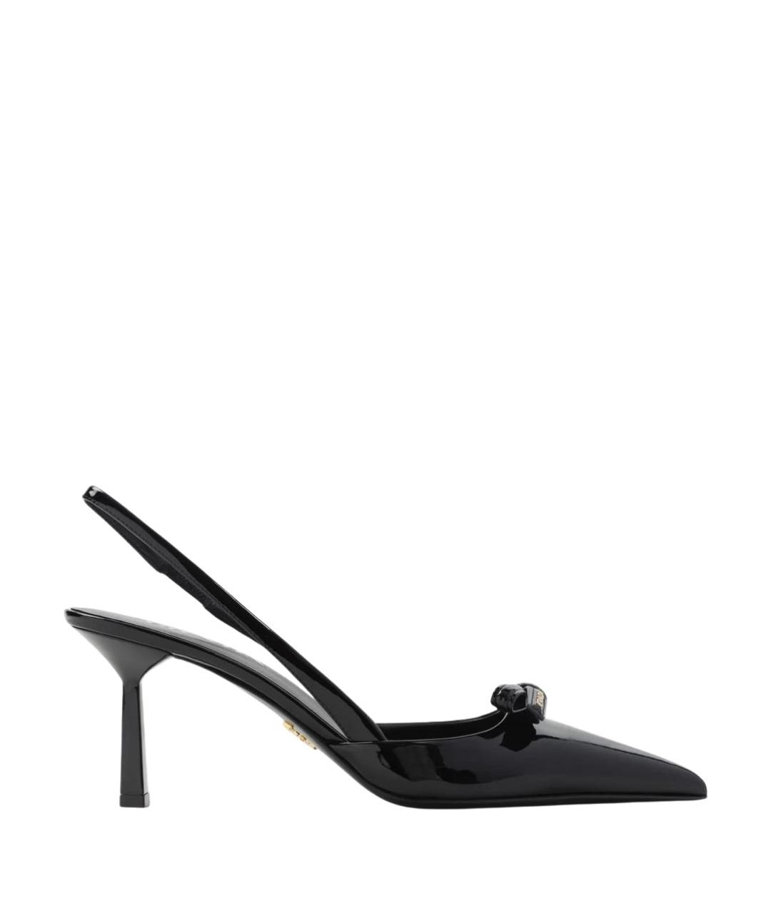 PRADA Черные туфли из лакированной кожи, фото 1