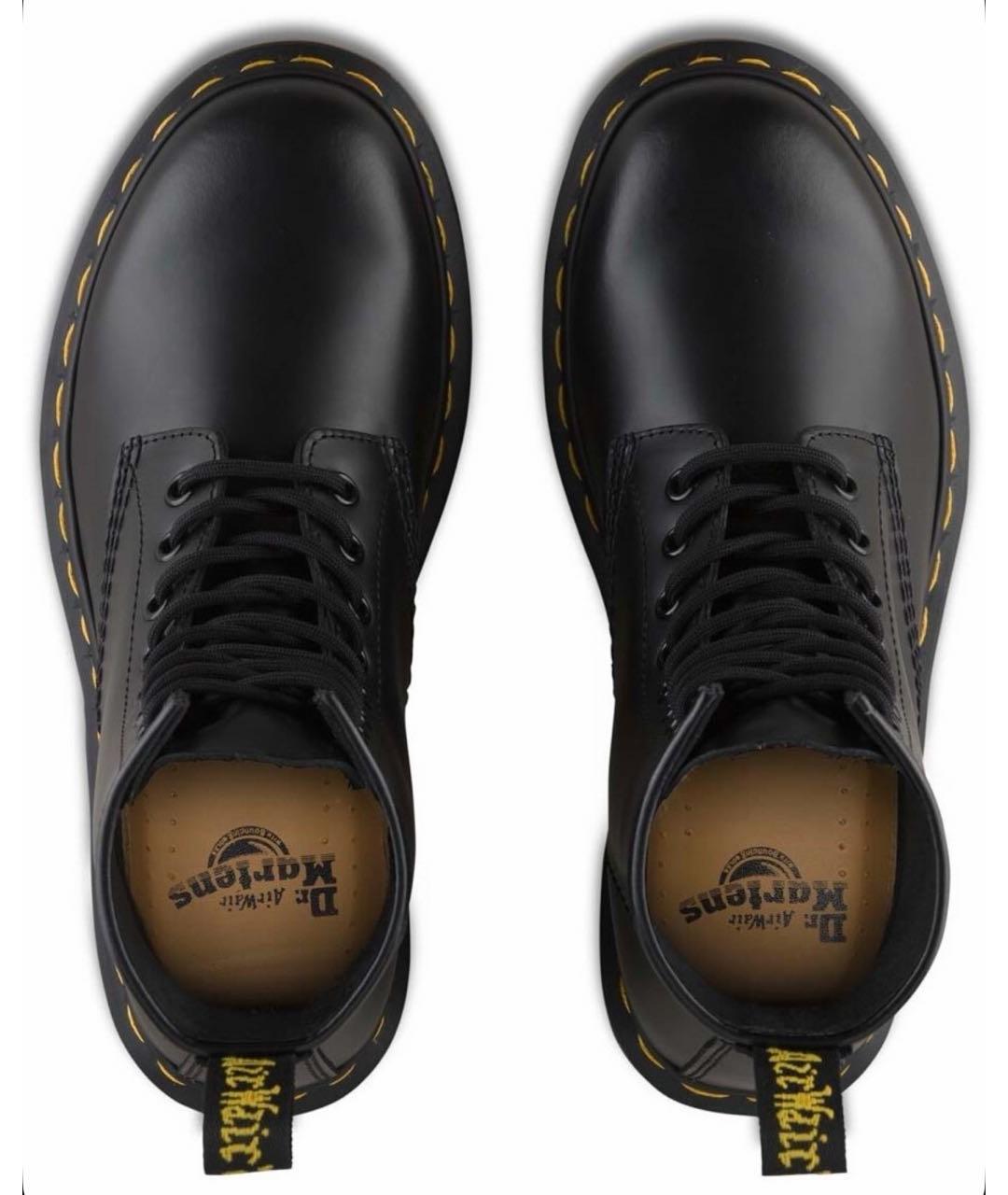 DR. MARTENS Черные кожаные ботинки, фото 8