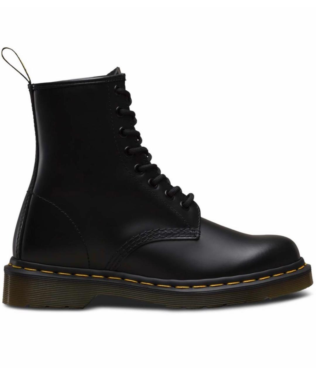 DR. MARTENS Черные кожаные ботинки, фото 9