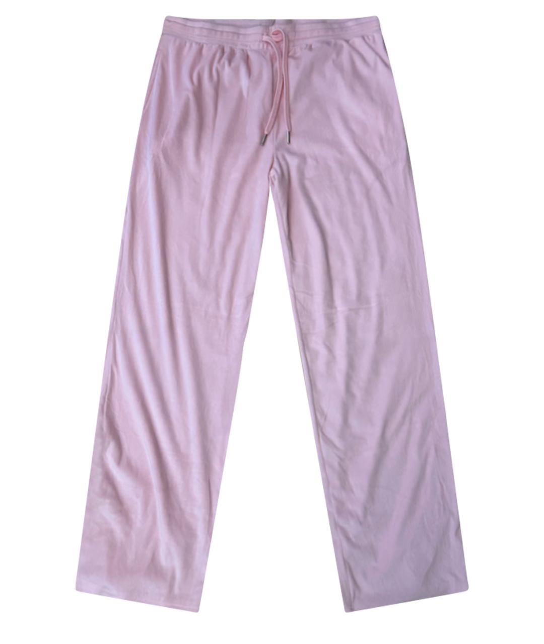 JUICY COUTURE Розовые вискозные спортивные брюки и шорты, фото 1