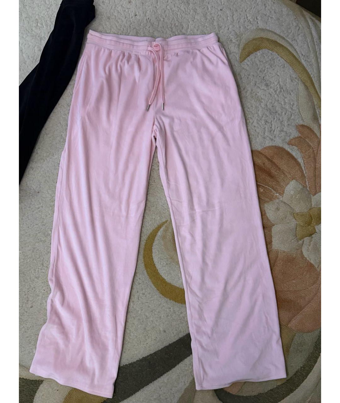 JUICY COUTURE Розовые вискозные спортивные брюки и шорты, фото 5