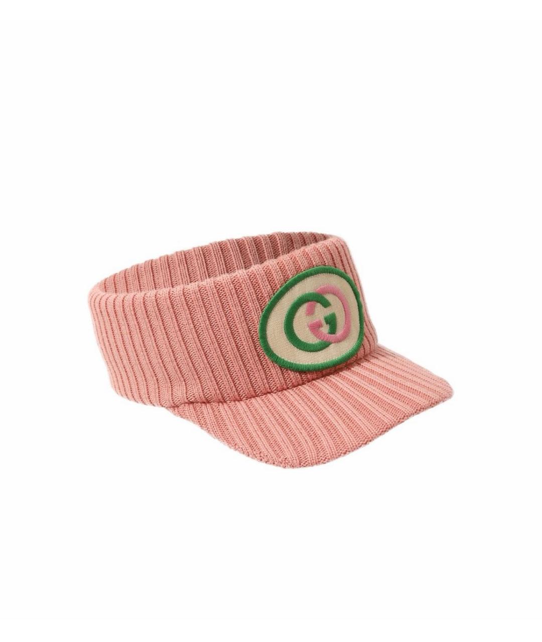GUCCI Розовая шерстяная кепка, фото 7