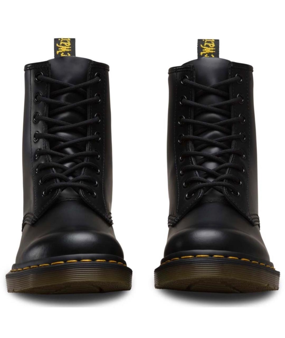 DR. MARTENS Черные кожаные ботинки, фото 7