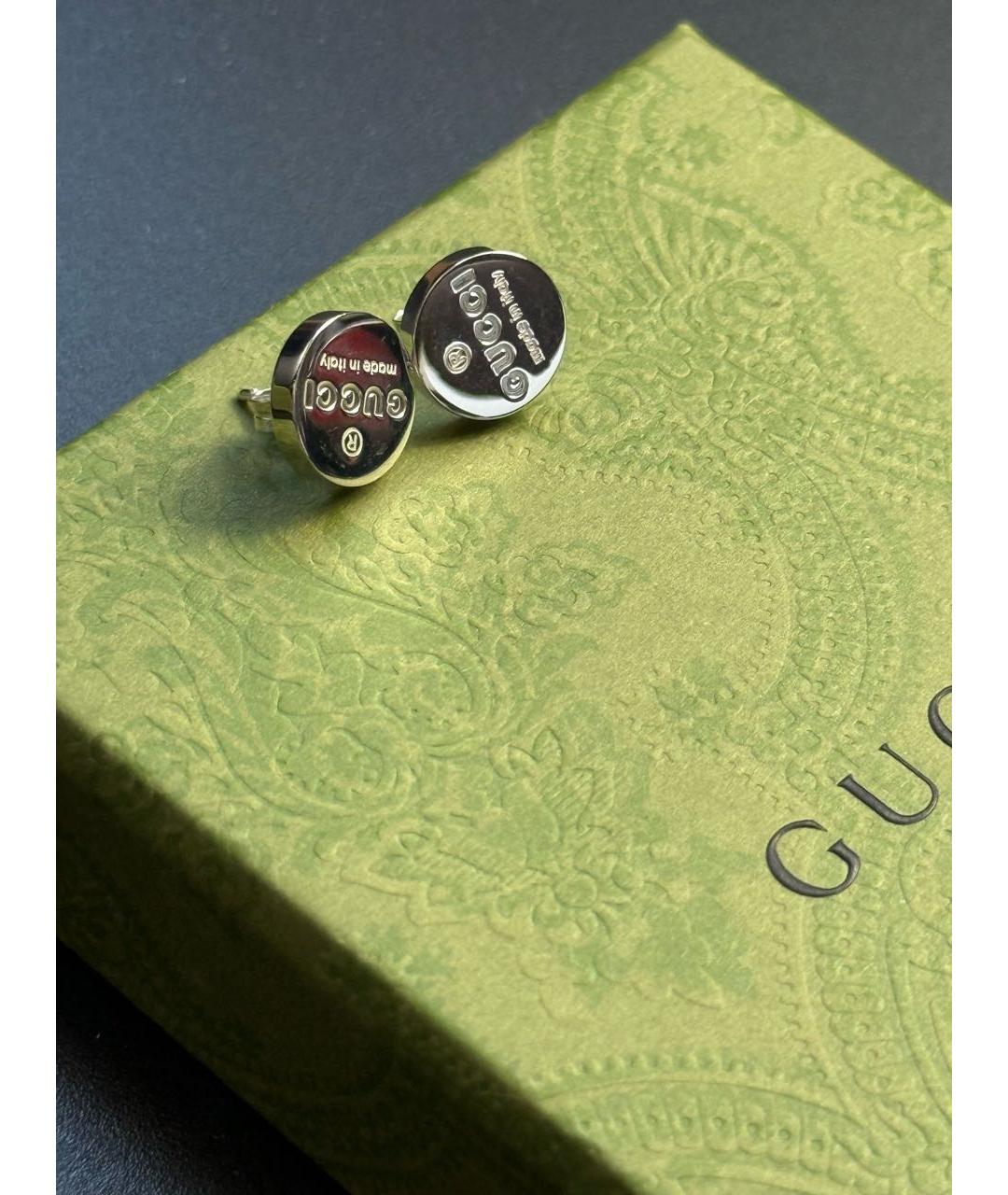 GUCCI Серебряные серебряные серьги, фото 4