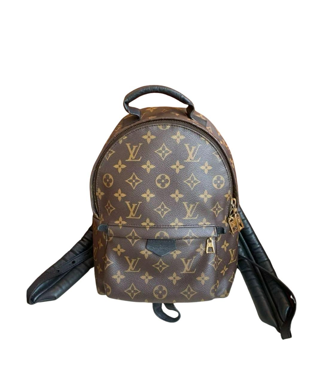 LOUIS VUITTON Коричневый рюкзак из канвы, фото 6