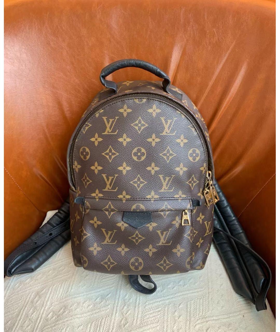 LOUIS VUITTON Коричневый рюкзак из канвы, фото 5