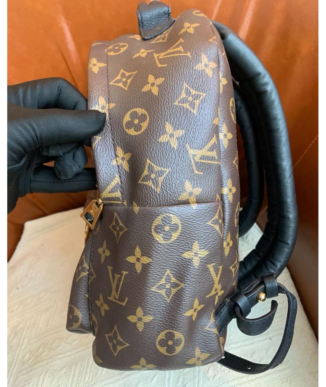 LOUIS VUITTON Коричневый рюкзак из канвы, фото 3