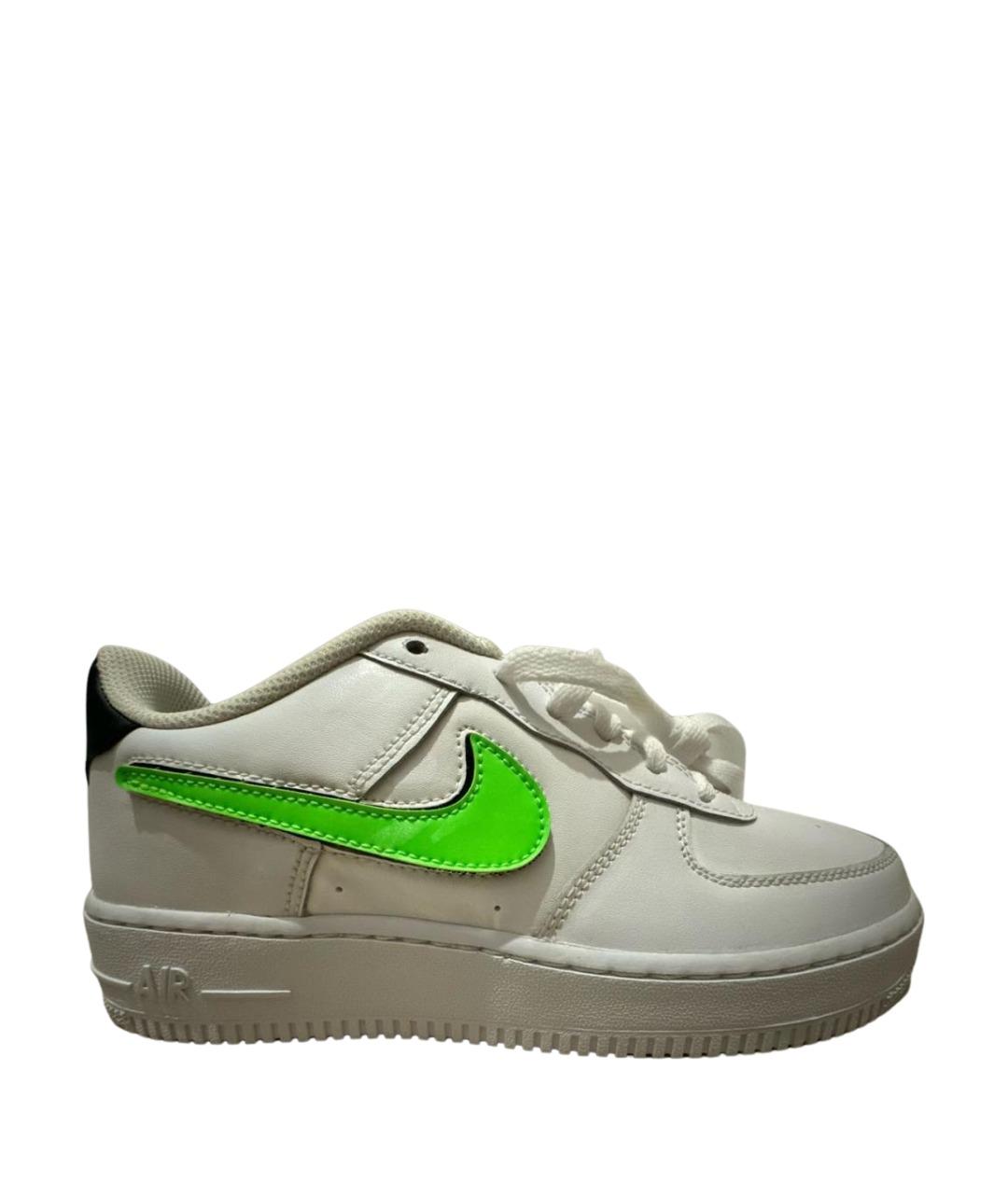 NIKE Белые кроссовки из искусственной кожи, фото 1