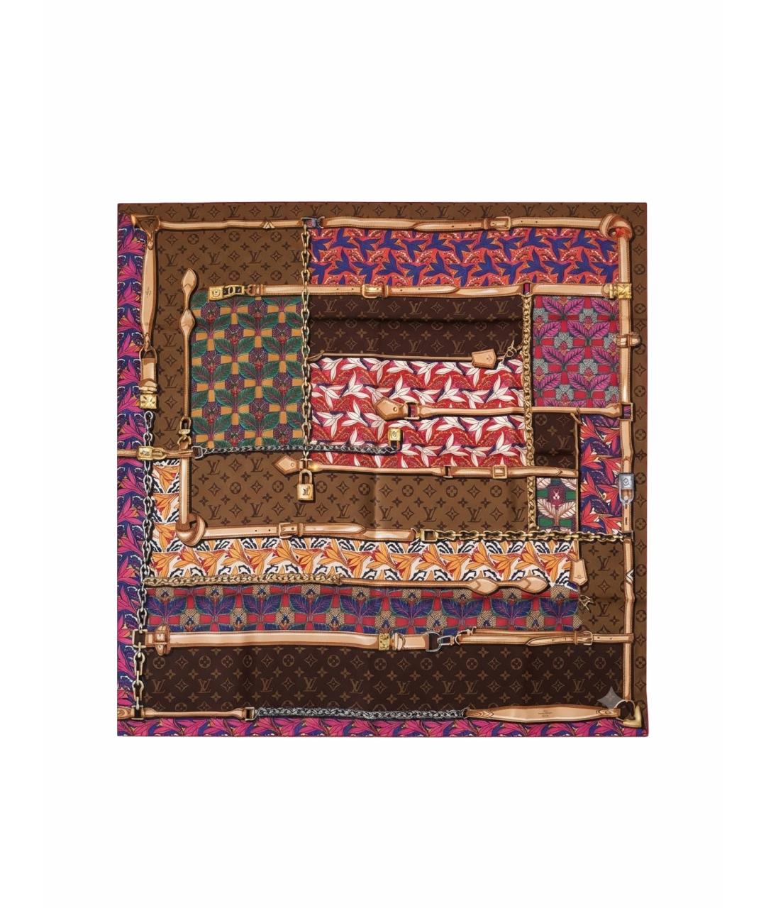 LOUIS VUITTON Шелковый платок, фото 1