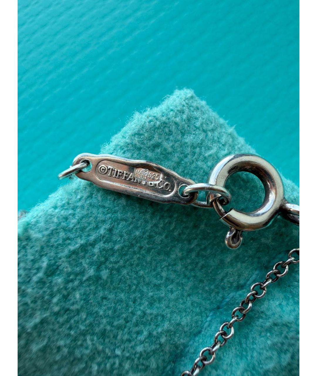 TIFFANY&CO Бирюзовое серебряное колье, фото 8