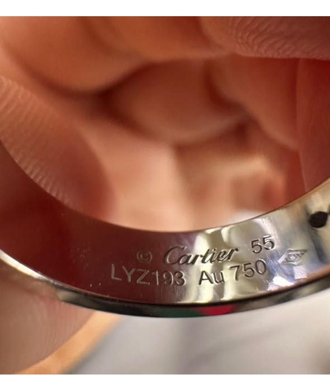 CARTIER Серебряное кольцо из белого золота, фото 3
