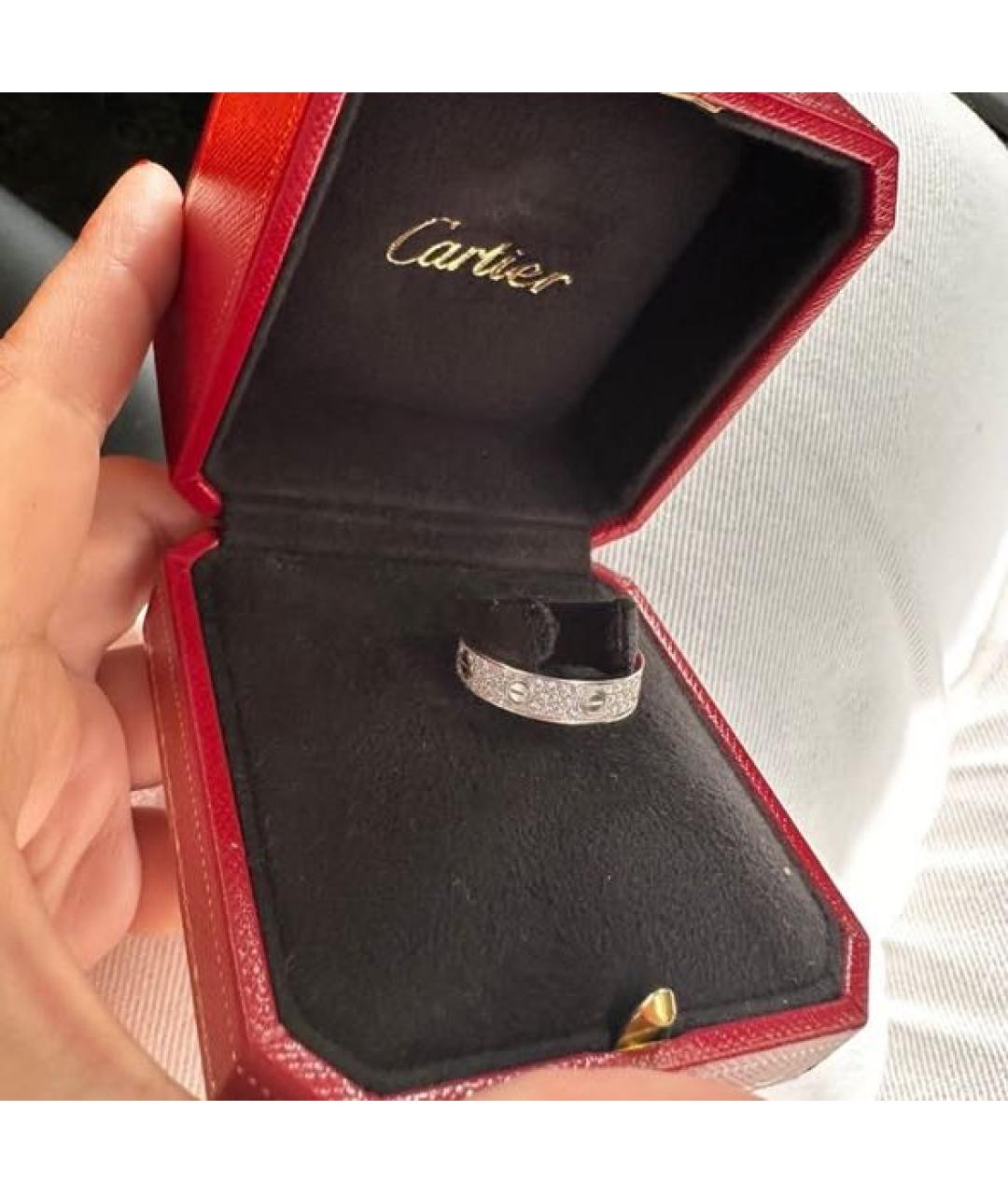CARTIER Серебряное кольцо из белого золота, фото 2