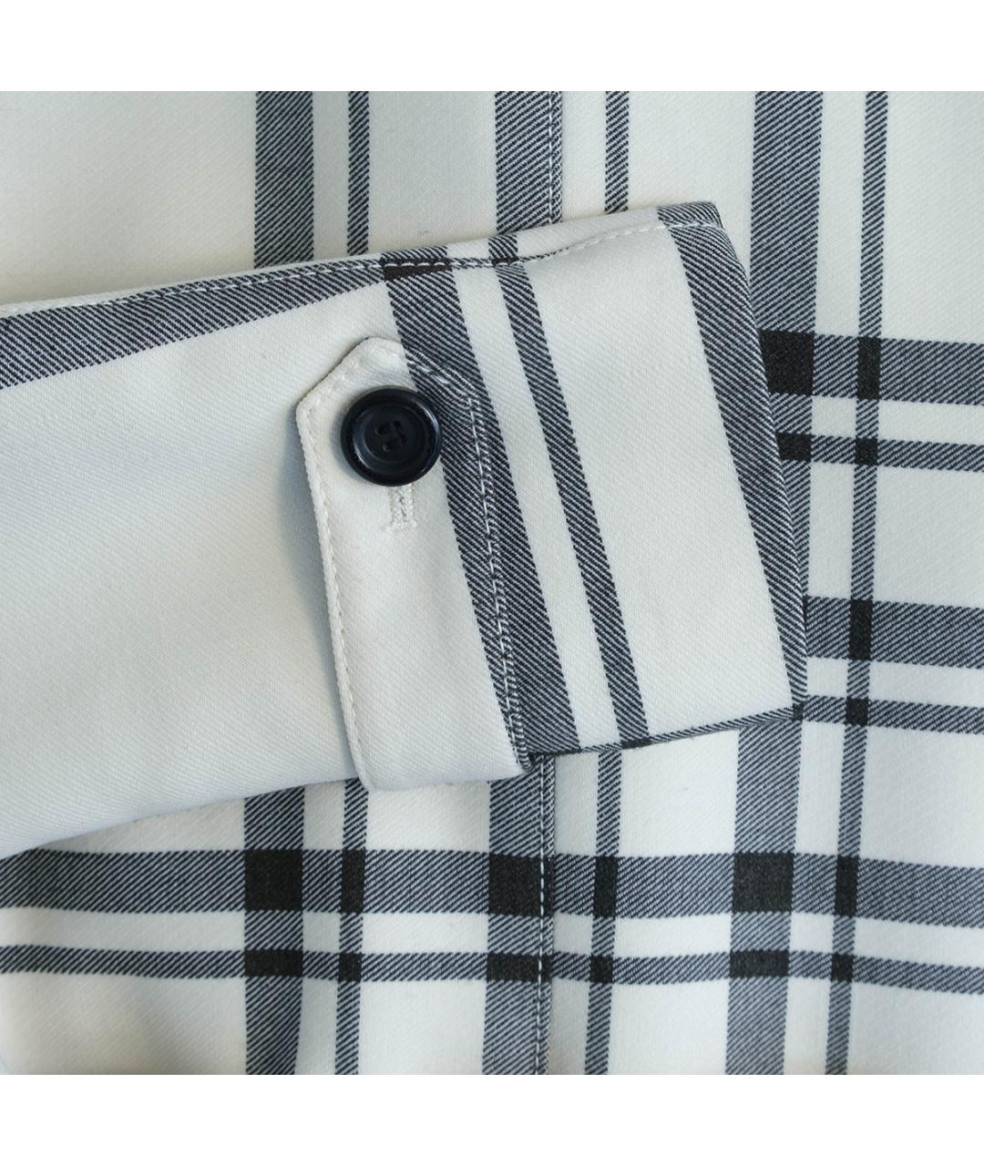 BURBERRY Белое полиэстеровое пальто, фото 5