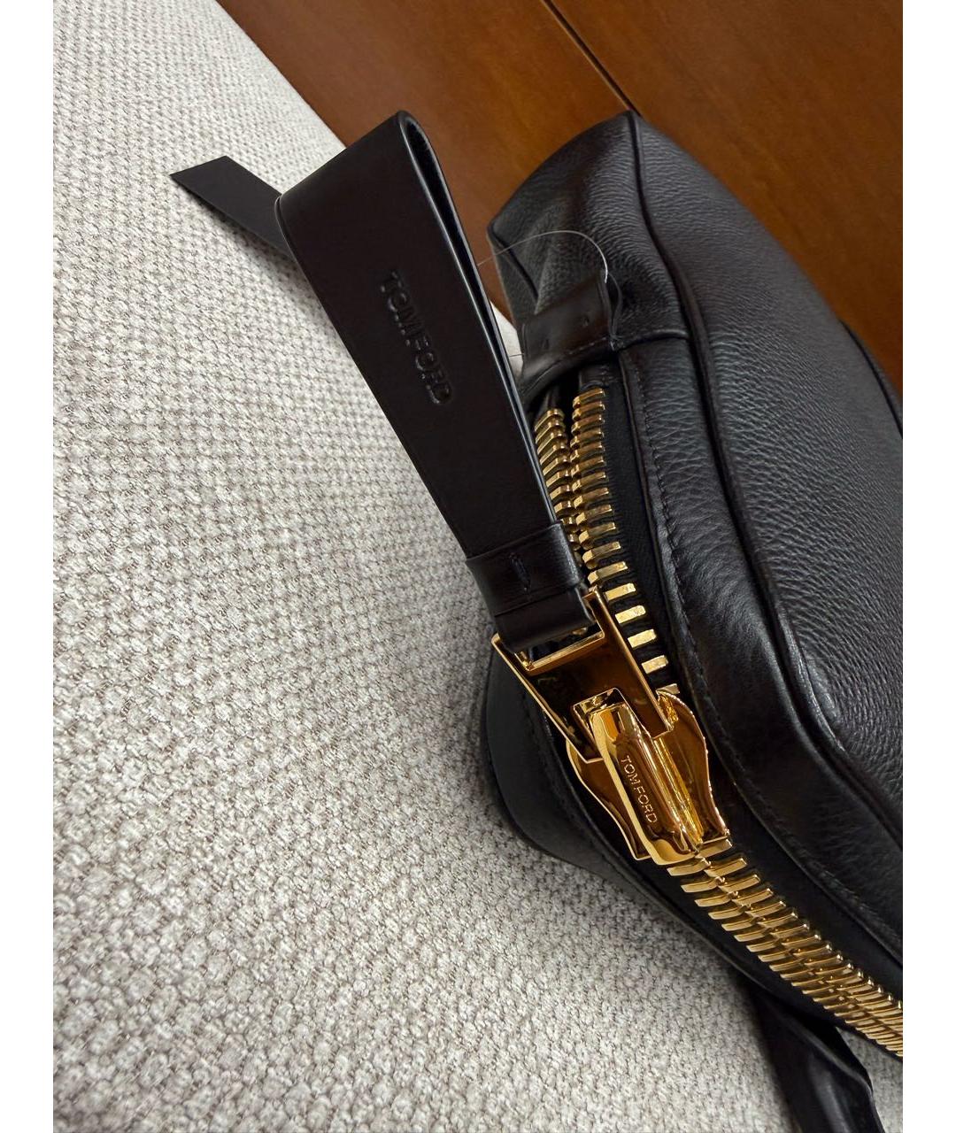 TOM FORD Черный кожаный портфель, фото 5