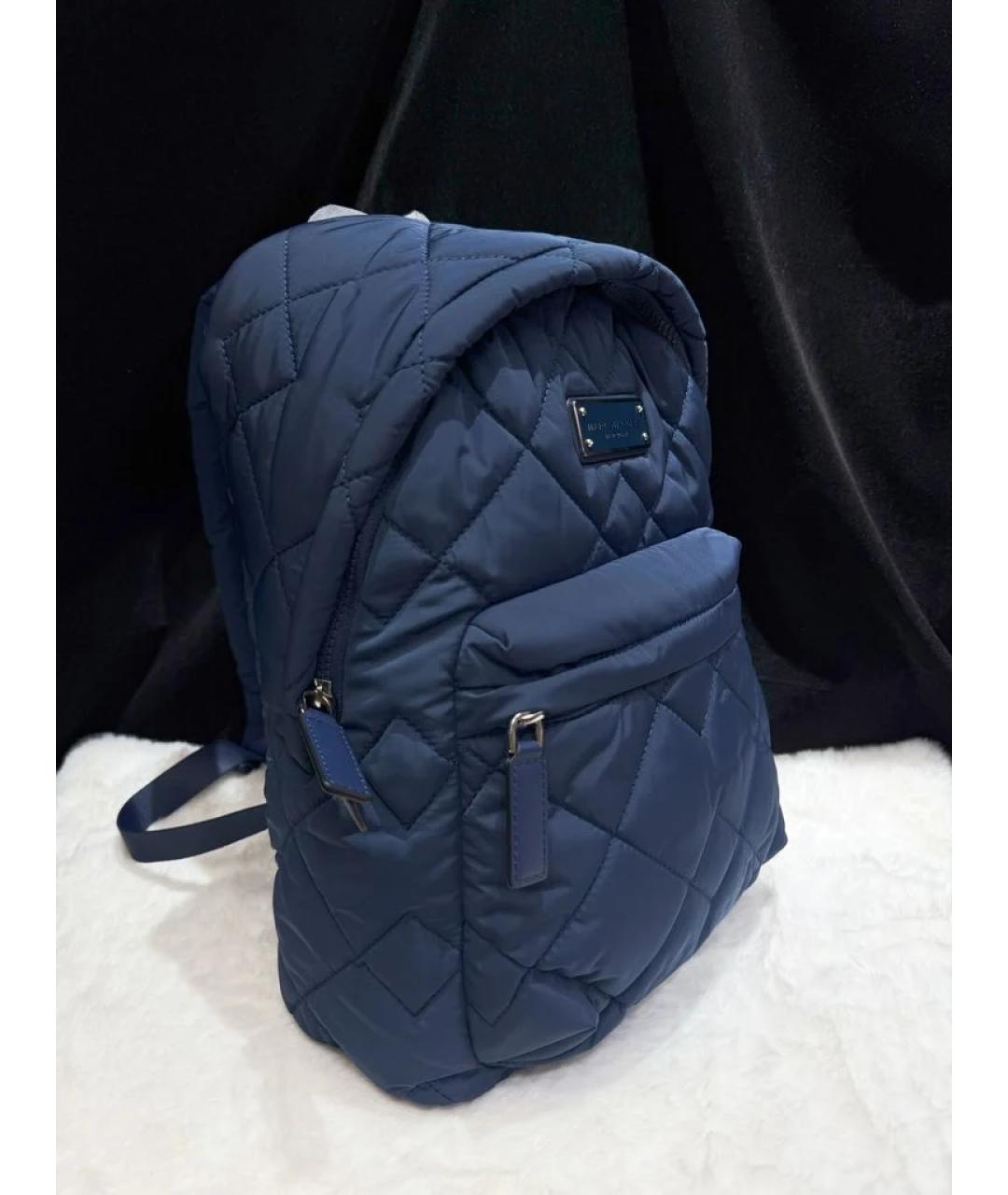 MARC JACOBS Синий нейлоновый рюкзак, фото 3