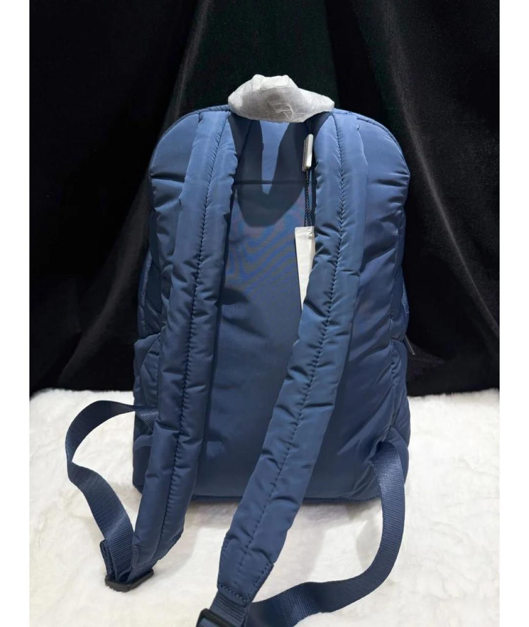 MARC JACOBS Синий нейлоновый рюкзак, фото 4